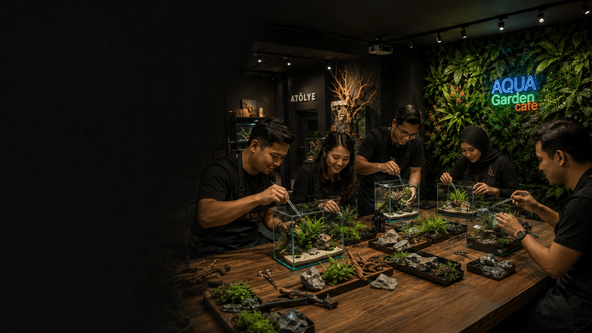 Aquascaping Tasarım ve Canlı Kurulum Atölyesi